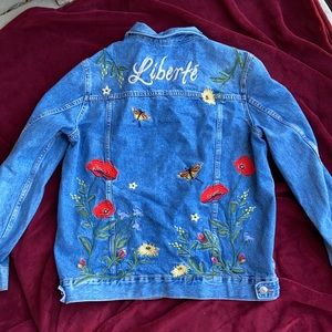 Floral Jean Jacket